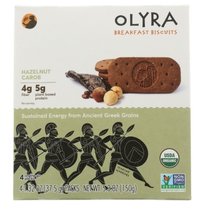 Olyra KHRM00337602 5.3 oz Hazelnut Carob Breakfast Biscuits 