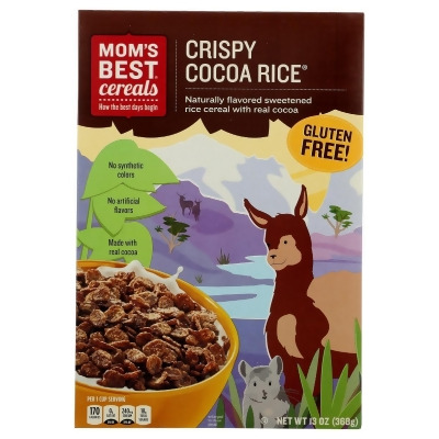 Moms Best KHRM00341775 13 oz Crispy Rice Cocoa Cereal 