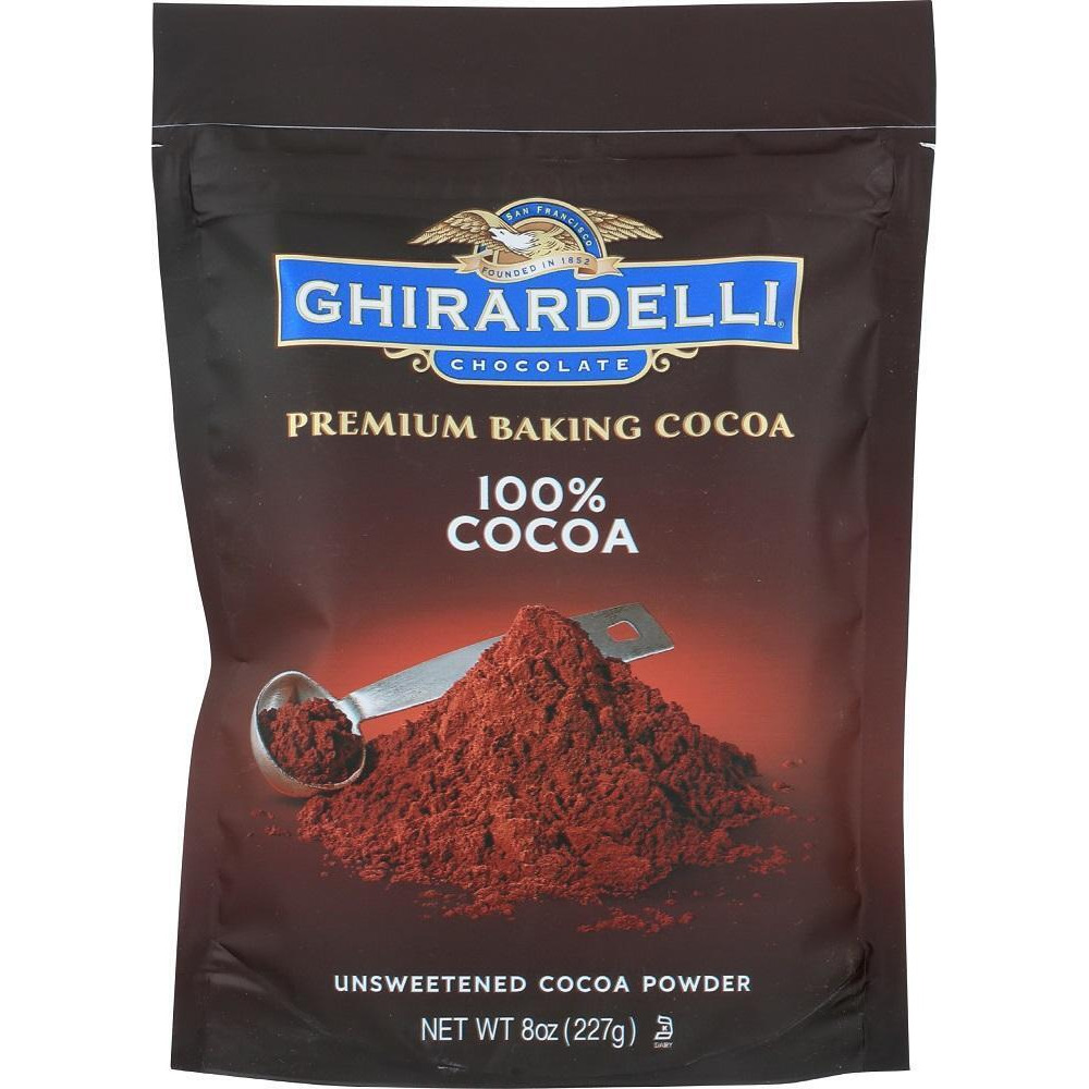 Ghirardelli KHFM00785576 8 oz 100 Percent Unsweetened Premium Baking Cocoa