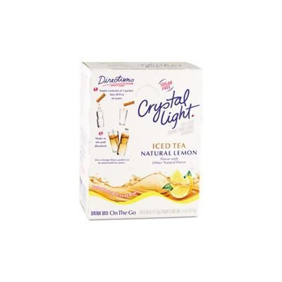 Vistar of Illinois CRY00757 0.16 oz Crystal Packets On The Go Beverage - Iced Tea - 30 Per Box 