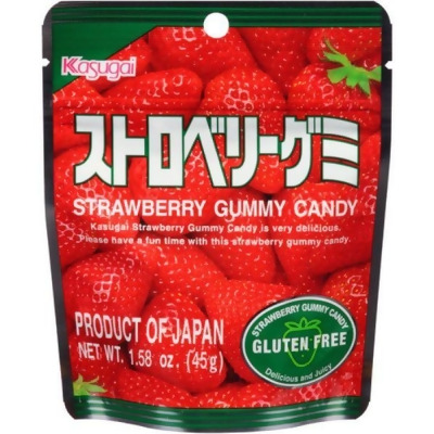 Kasugai KHRM00127448 1.58 oz Strawberry Gummy Candy 