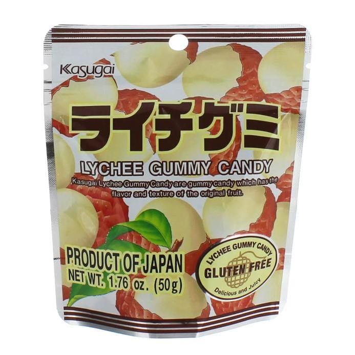 Kasugai KHRM00127447 1.76 oz Gummy Lychee Candy