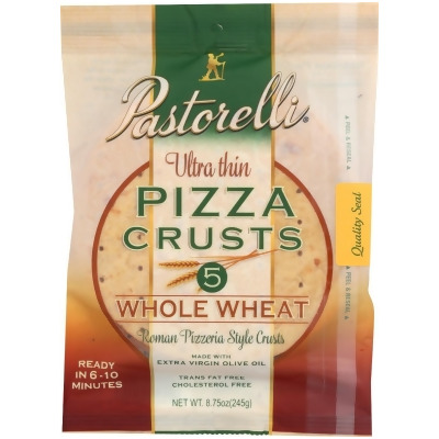 Pastorelli KHRM00606461 8.75 oz Ultra Thin Whole Wheat Pizza Crusts 