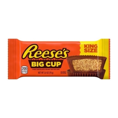 Reeses 6018048 2.8 oz Big Cup Peanut Butter Candy Bar, Pack of 16 