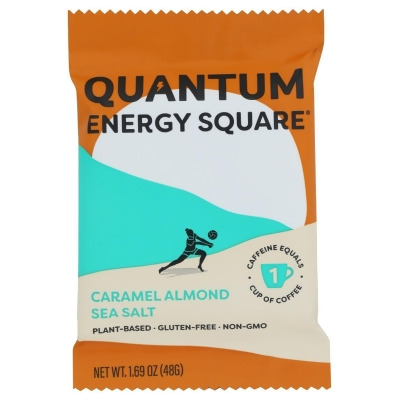 Quantum Energy Square KHCH00408126 1.69 oz Caramel Almond Sea Salt Snack 