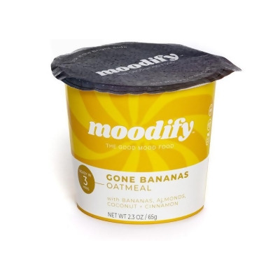 Moodify Food KHCH02201411 2.3 oz Gone Bananas Oatmeal 