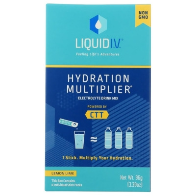 Liquid I.V. KHRM00353782 3.39 oz Hydration Lemon Lime Drink Mix - 6 Count 