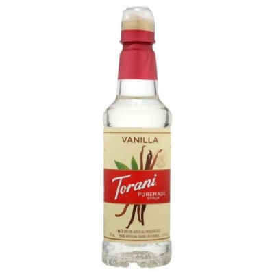 Torani KHRM00354628 375 ml Puremade Vanilla Syrup 