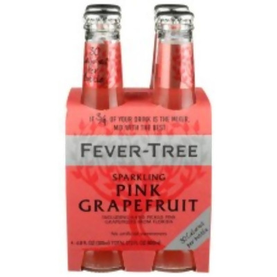 Fever Tree KHRM00357468 27.2 fl oz Sparkling Pink Grapefruit Drink 