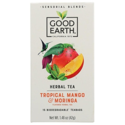 Good Earth KHRM00361665 1.48 oz Sensorial Moringa Mango Tea - 15 Bag 