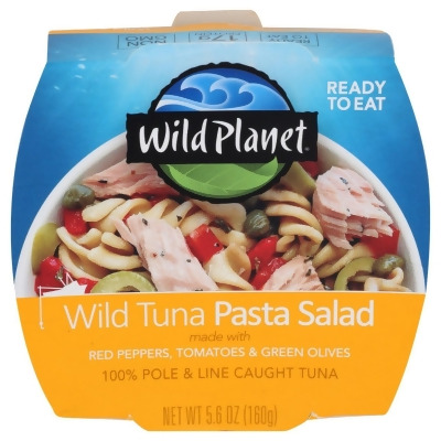 Wild Planet KHRM00384250 5.6 oz Wild Tuna Pasta Salad Ready to Eat Meal 