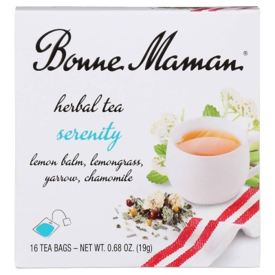 Bonne Maman KHRM00384559 0.68 oz Herbal Serenity Tea - 16 Bag 