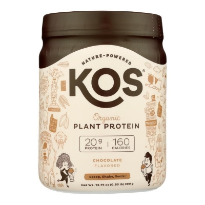 Kos HG2614634 13.75 oz Chocolate Protein Powder 