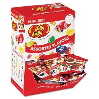 Office Snax 72512 Jelly Beans- Assorted Flavors- Dispenser Box 