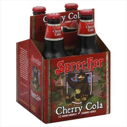 Sprecher Soda Cherry Cola 4Pk- 64 Oz- Pack Of 6