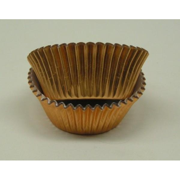 Viking -15CX COPPER FOIL BAKING CUP 2 x 1.13 in. Foil Baking Cup with Greaseproof Liner - Copper - 1000 Piece