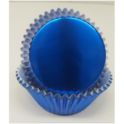 Viking -15CX BLUE FOIL BAKING CUP 2 x 1.13 in. Wall Foil Baking Cup with Greaseproof Liner - Blue - 1000 Piece 