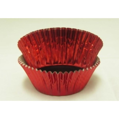 Viking -15CX RED FOIL BAKING CUP 2 x 1.13 in. Wall Foil Baking Cup with Greaseproof Liner - Red - 1000 Piece 