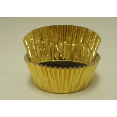 Viking -15CX GOLDFOIL BAKING CUP 2 x 1.13 in. Wall Foil Baking Cup with Greaseproof Liner - Gold - 1000 Piece 