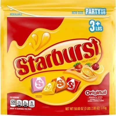 Starburst MRS28086 5 oz Original Fruit Chews Party Size Bag Candy 