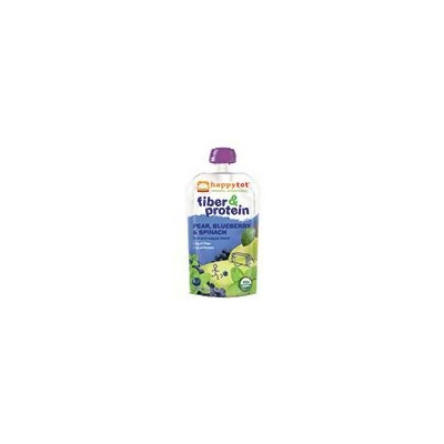 Frontier Natural Products 228635 Happy Tots Pear- Blueberry & Spinach Organic Superfoods for Kids Stage 