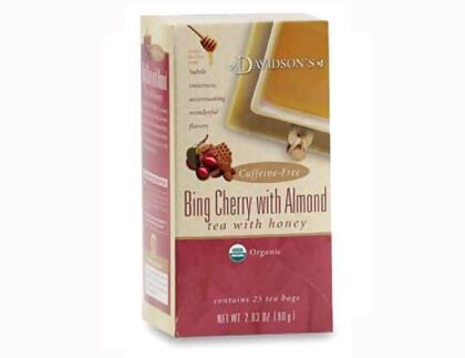 Davidson Organic Tea 2539 Bing Cherry With Almond Tea- Box of 25 Tea Bags