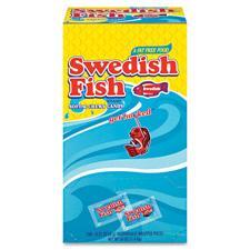 Cadbury Adams CDB43146 Swedish Fish Candy-Individually Wrapped-46.5 oz.-240-BX-RD