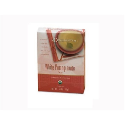 Davidson Organic Tea 2244 White Pomegranate Tea- Box of 8 