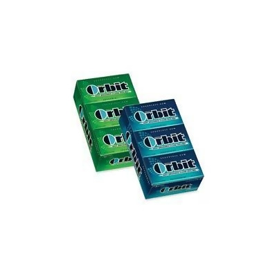 Mars- Inc MRS21486 Orbit Gum- Individually Wrapped- 12-BX- Peppermint 