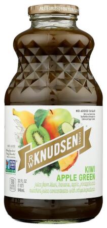 R.W. Knudsen KHRM00403263 32 fl oz Kiwi Apple Green Juice 