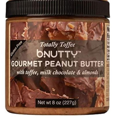 B Nutty KHRM00383585 8 oz Peanut Butter Totally Toffee 