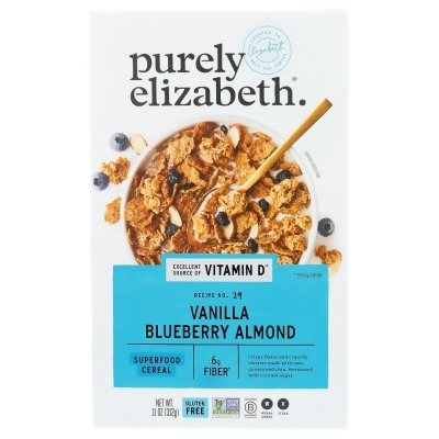 Purely Elizabeth KHRM02201257 11 oz Vanilla Blueberry Almond Super Cereal 