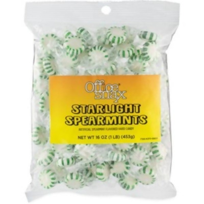 Office Snax OFX00655 16 oz Tub of Starlight Spearmints Candy 