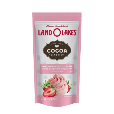 Land O Lakes KHRM00400996 1.25 oz Classic Strawberry White Cocoa Mix 