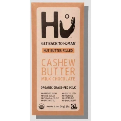 HU 2200245 2.1 oz Cashew Butter Milk Chocolate Bar - Pack of 6 