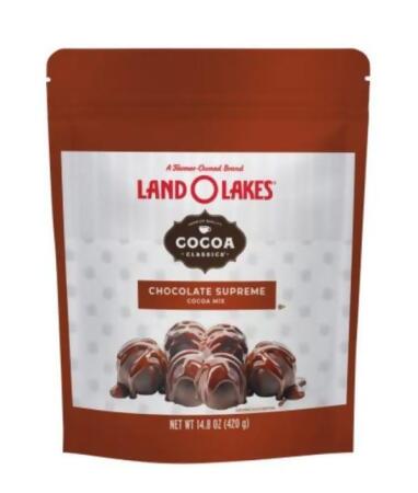 Land O Lakes 383808 14.8 oz Cocoa Chocolate Mix Supreme Pouch - Pack of 6 