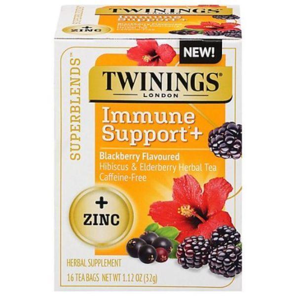 Twining Tea 400165 Superblends Immunity Zinc Tea - Pack of 6 - 16 Bag