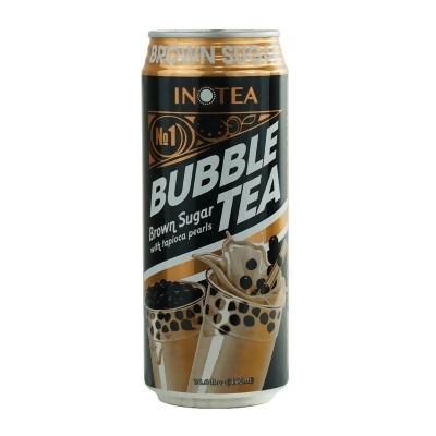 Inotea 387920 16.6 fl oz Brown Sugar Bubble Tea Beverage - Pack of 12 