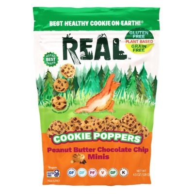 Real Cookies KHRM02206431 4.5 oz Peanut Butter Chocolate Chip Cookie Poppers 