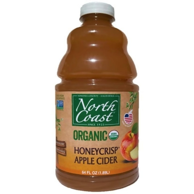 North Coast KHRM00393949 64 fl oz Organic Honeycrisp Apple Cider Juice 