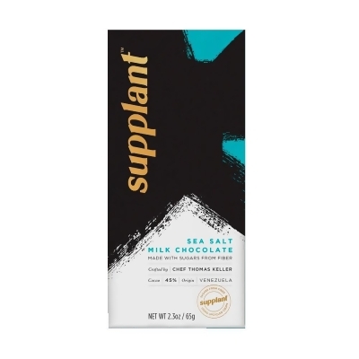 Supplant KHCH02205481 2.3 oz Milk Chocolate Sea Salt Bar 