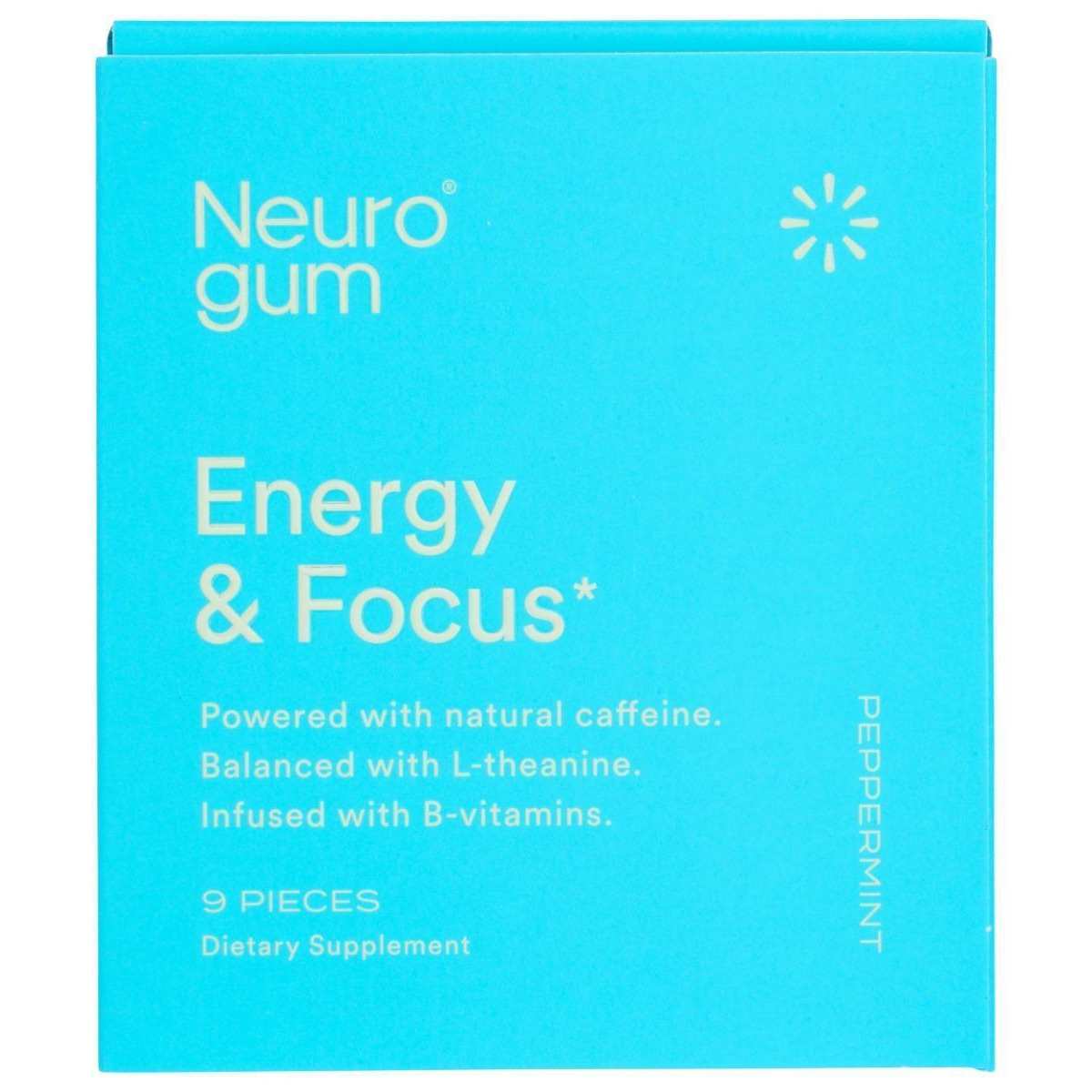 Neuro Gum KHRM02201209 Peppermint Energy Focus Gum - 9 Piece