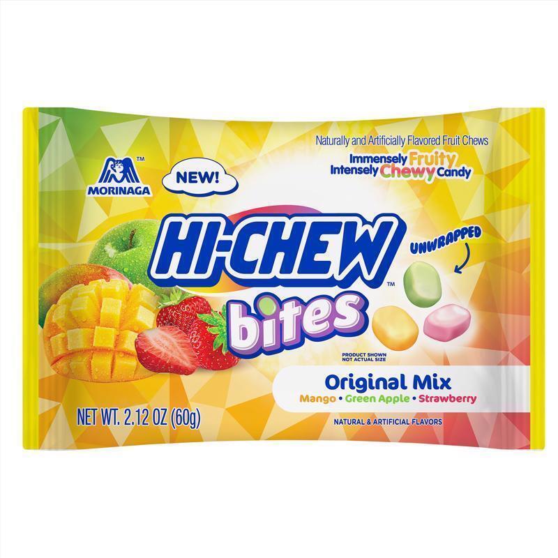 Hi-Chew 6063559 2.12 oz Original Mix Green Apple, Mango & Strawberry Chewy Candy - Pack of 12