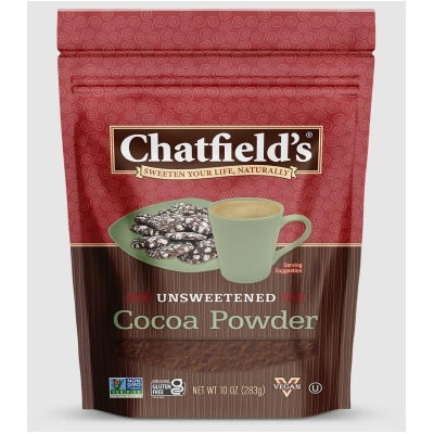 Chatfields KHRM02207596 10 oz Unsweetened Cocoa Powder Pouch 