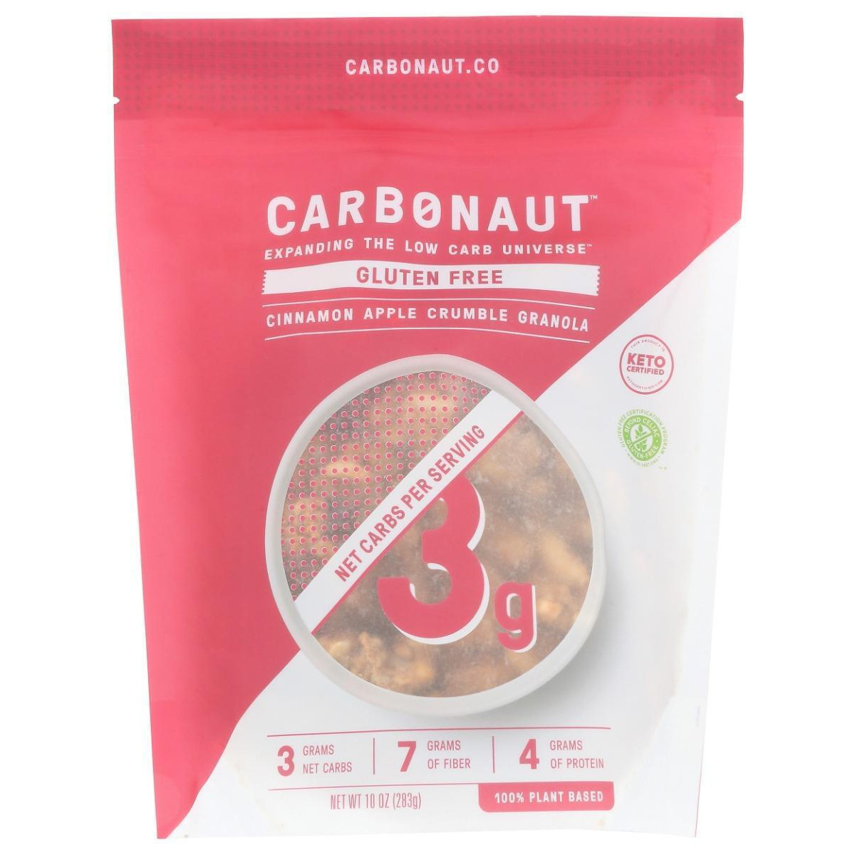 Carbonaut KHCH02207388 10 oz Cinnamon Apple Crumble Granola