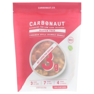 Carbonaut KHCH02207388 10 oz Cinnamon Apple Crumble Granola 
