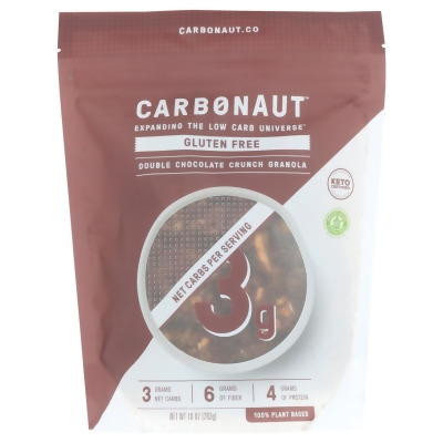 Carbonaut KHCH02207392 10 oz Double Chocolate Crunch Granola 