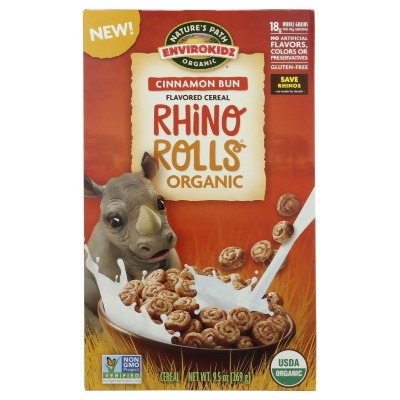 Natures Path KHCH00393986 9.5 oz Rhino Rolls Cinnamon Cereal 