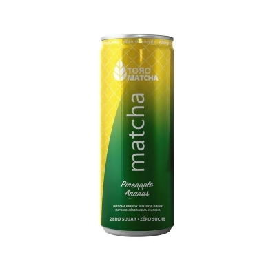 Toro Matcha KHCH00407657 12 fl. oz RTD Matcha Pineapple Sparkle Drink 