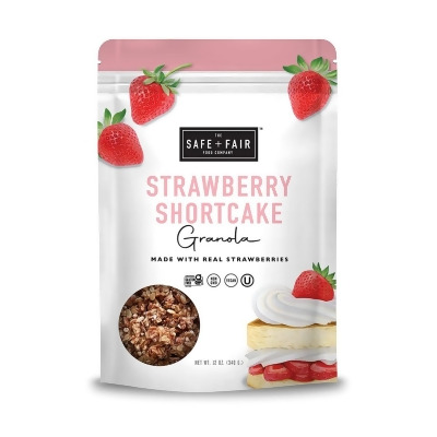 The Safe & Fair Food KHRM00394566 12 oz Strawberry Shortcake Granola 